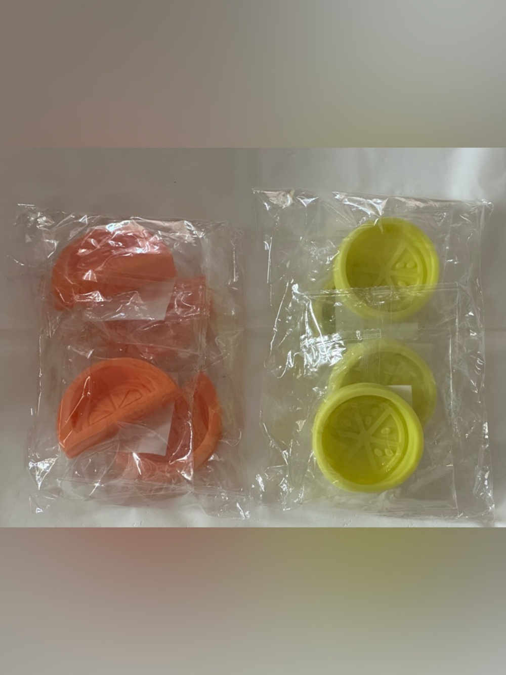 Silicone Citrus Half Mold Set - Orange & Yellow
